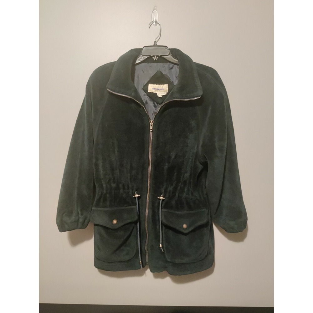 Sophisticated Country Mulberry Street Size Medium Dark Green Coat EUC *
